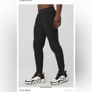 Alo co-op pant, black, large. New with tags